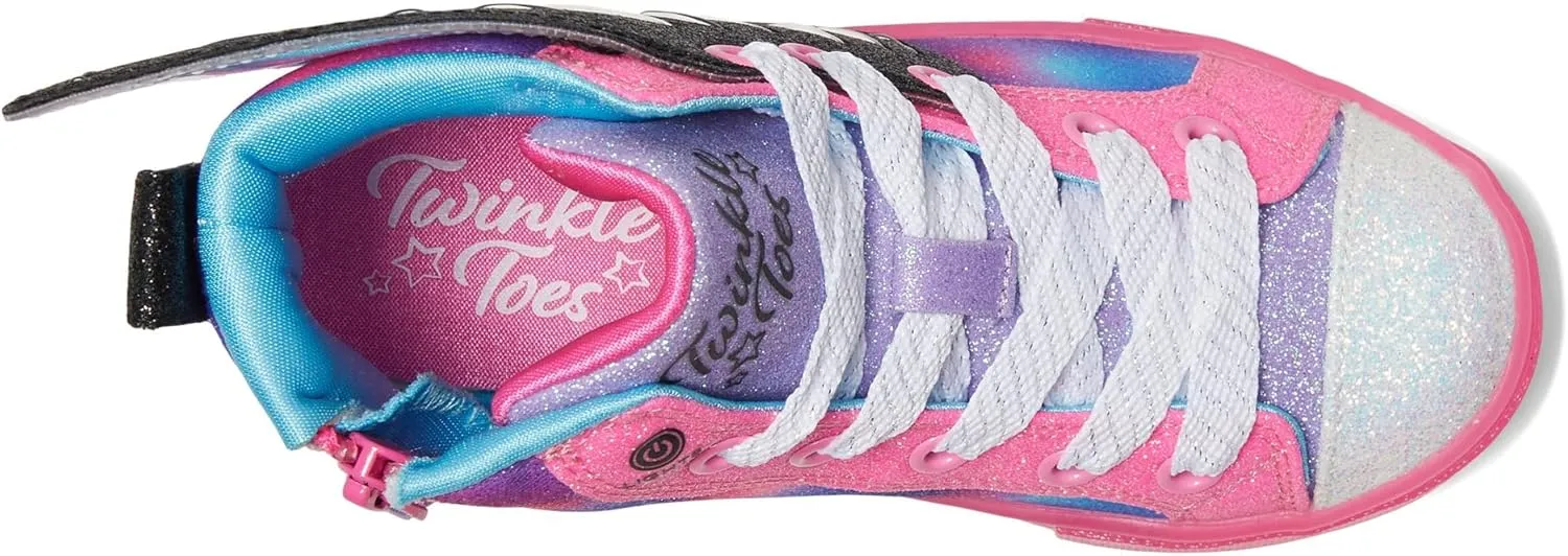SKECHERS Girl's Twinkle Sparks Ice-Flutter Glitz Sneaker