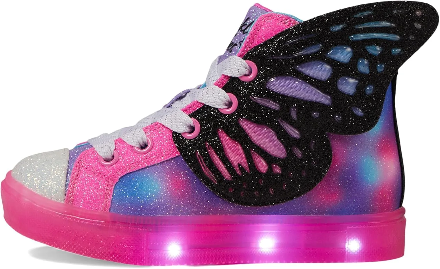 SKECHERS Girl's Twinkle Sparks Ice-Flutter Glitz Sneaker