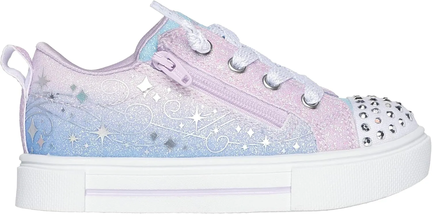 Skechers Girl's Twinkle Sparks-Magical Ombr Sneaker