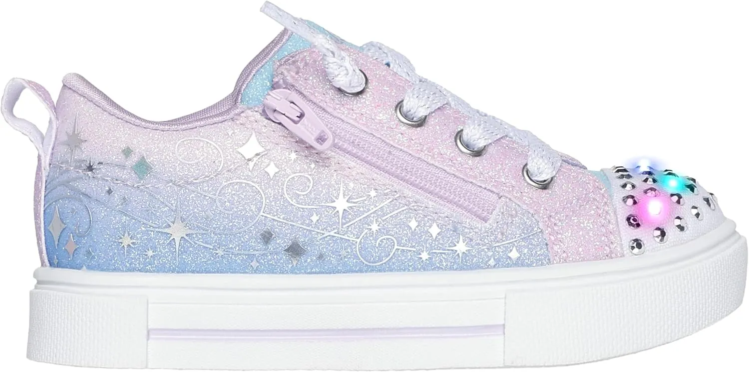 Skechers Girl's Twinkle Sparks-Magical Ombr Sneaker