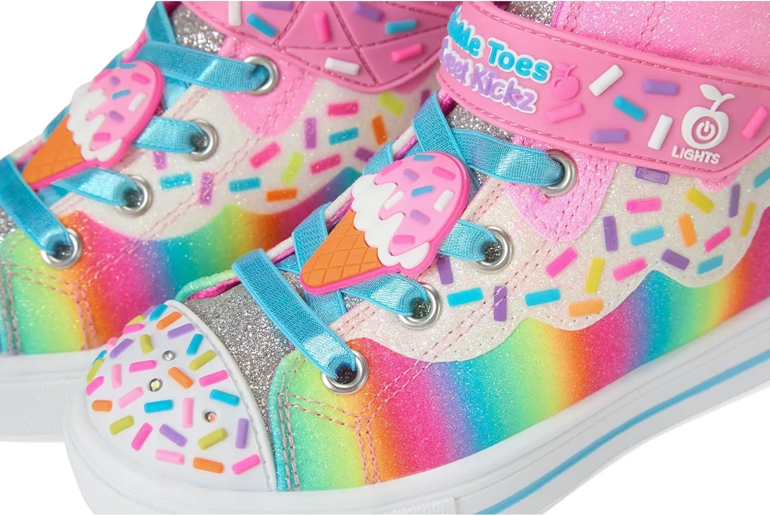 SKECHERS Girl's Twinkle Sparks-Sprinkle Party Sneaker