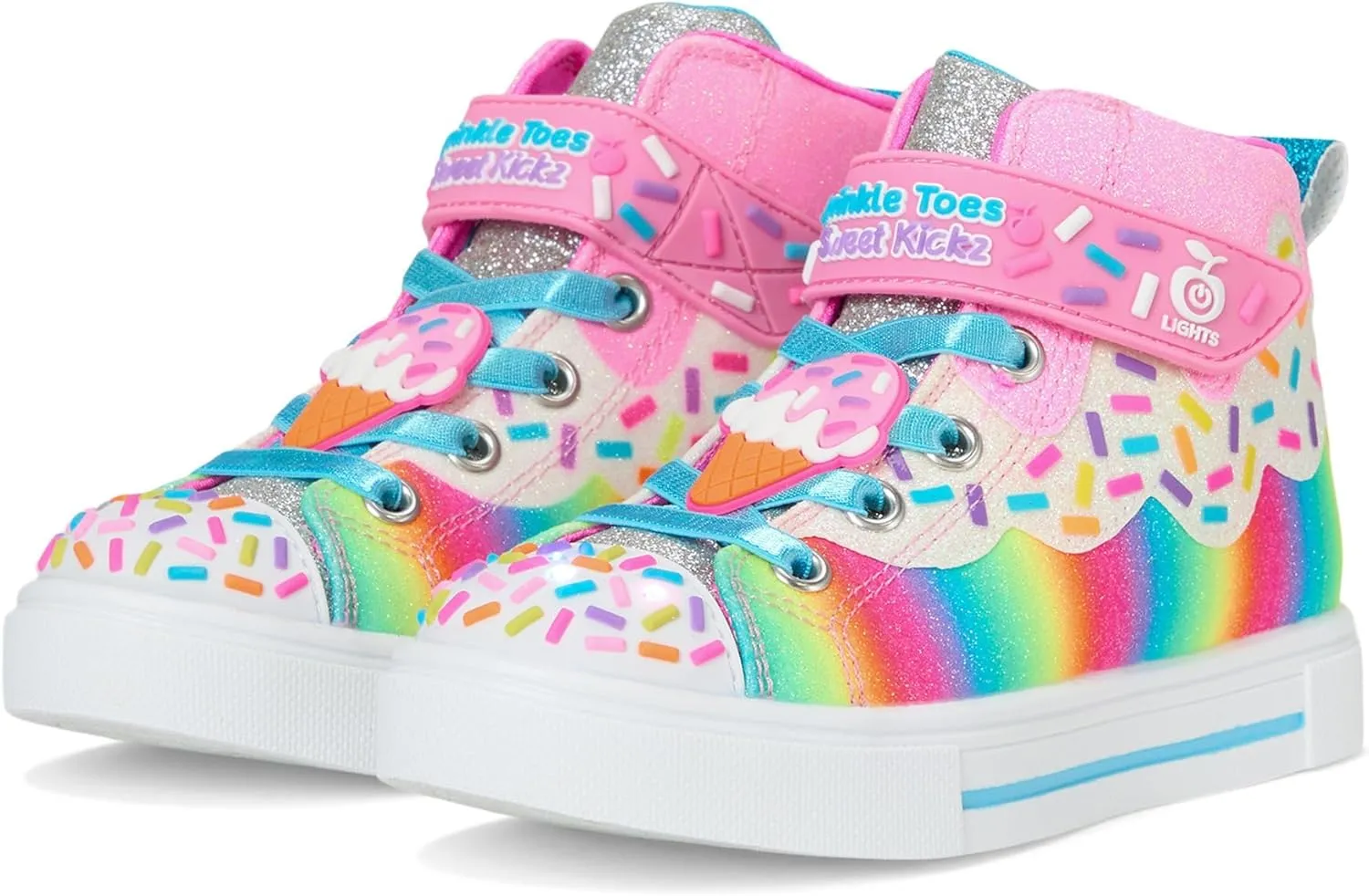 SKECHERS Girl's Twinkle Sparks-Sprinkle Party Sneaker