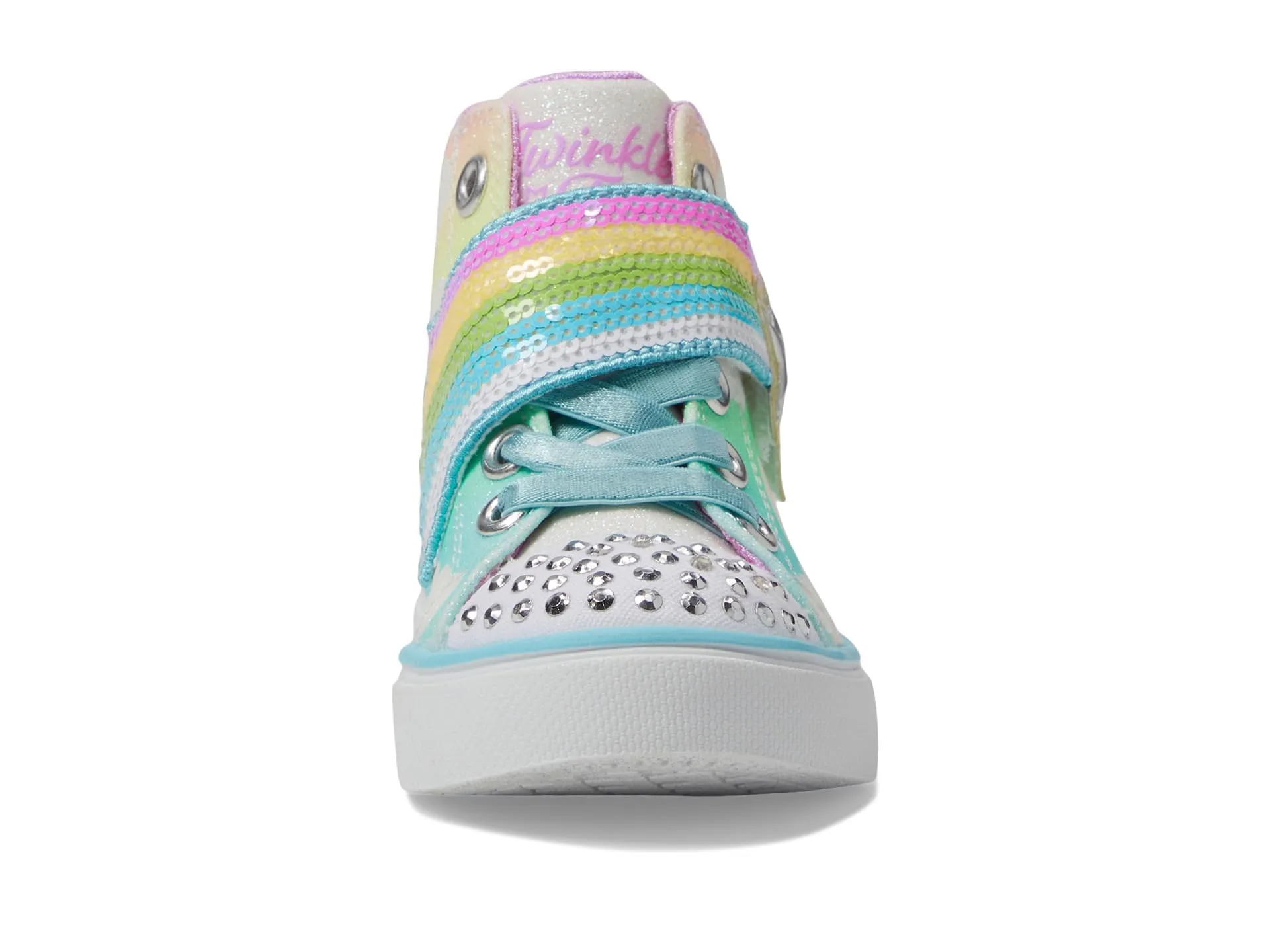 Skechers Kids Girls Twinkle Sparks-Shooting Sta Sneaker, Multi, 13.5 Little Kid