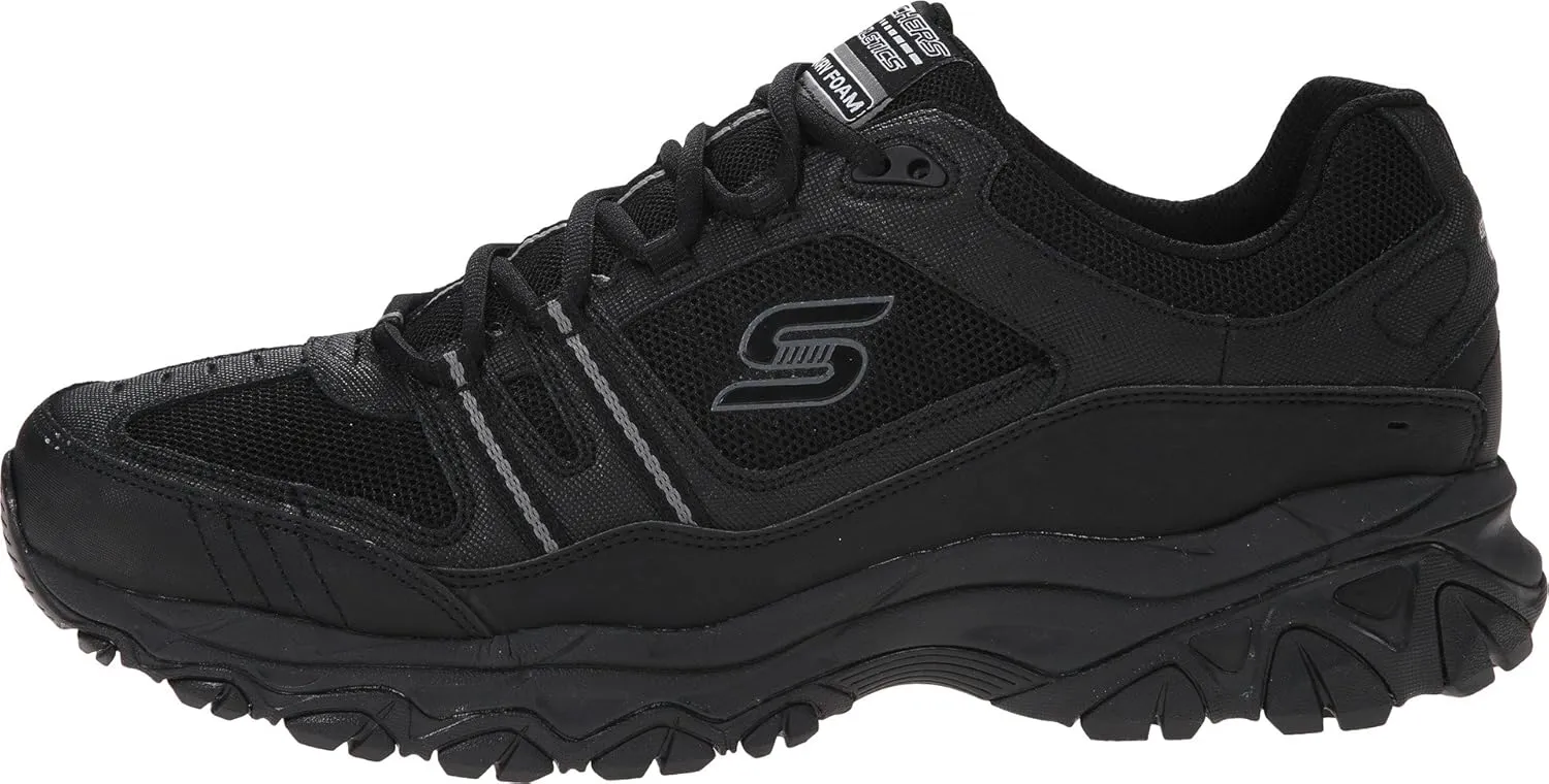 Skechers Men's After Burn Memory Fit - Strike Off Lace-Up Sneaker