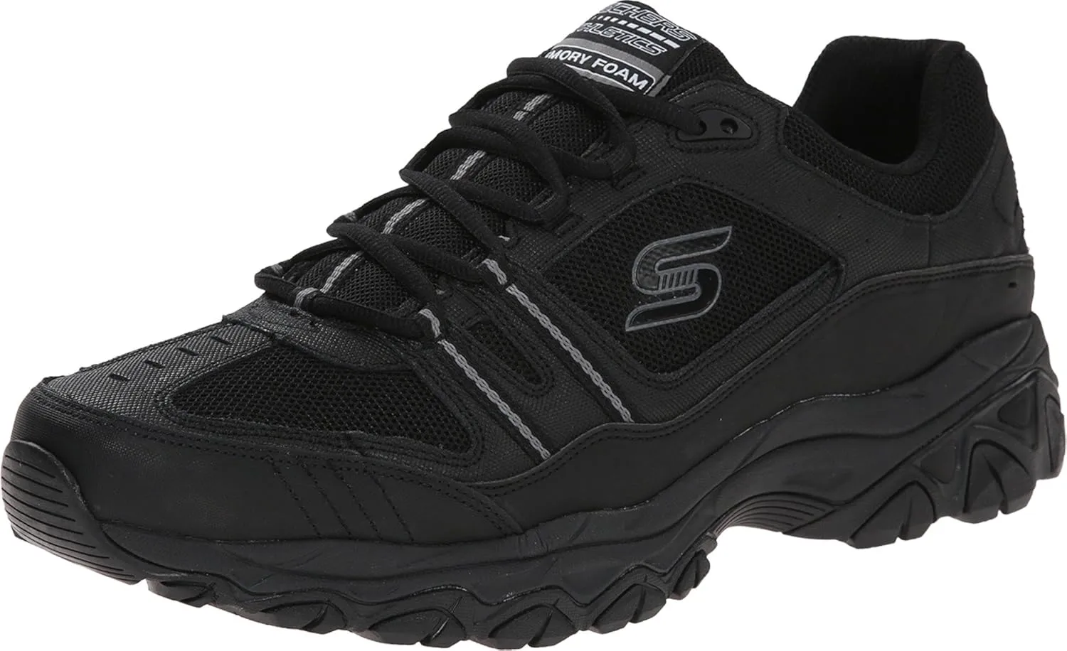 Skechers Men's After Burn Memory Fit - Strike Off Lace-Up Sneaker