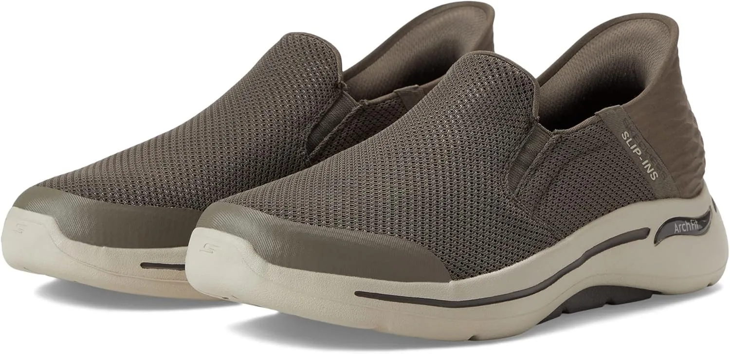 Skechers Men's Gowalk Arch Fit Slip ins Athletic Slip-On Casual Walking Shoe with Air cooled Foam