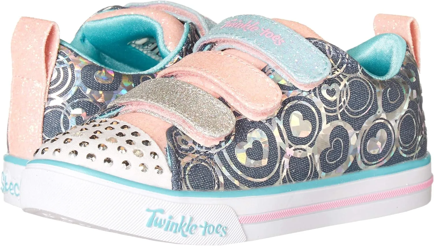 Skechers Unisex-Child Lighted Twinkle Toes Sneaker