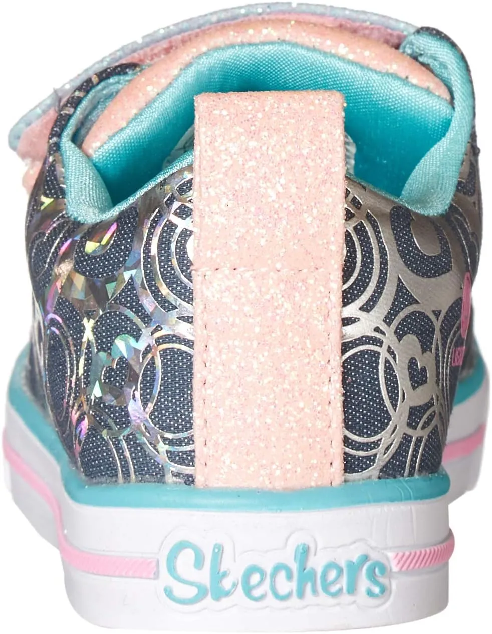Skechers Unisex-Child Lighted Twinkle Toes Sneaker