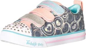 Skechers Unisex-Child Lighted Twinkle Toes Sneaker