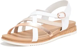Skechers Women's Desert Kiss Low-Peak Rank Sandal