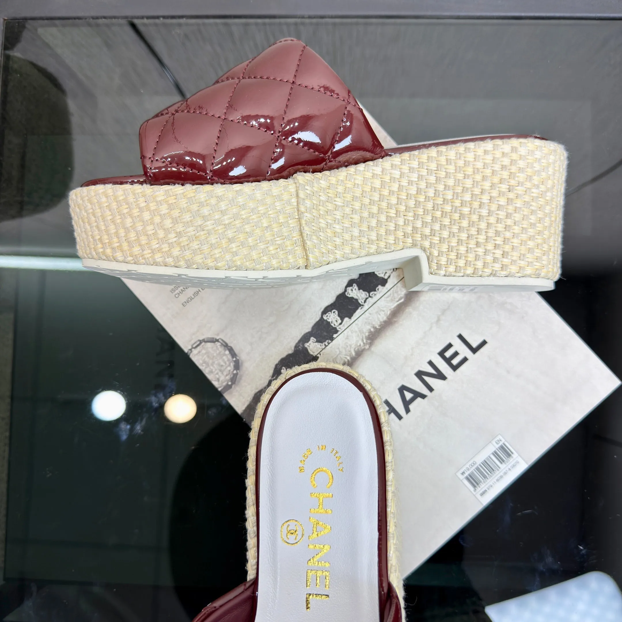 Slides Wedge Classy Platform Espadrille Connected CHANEL 25S
