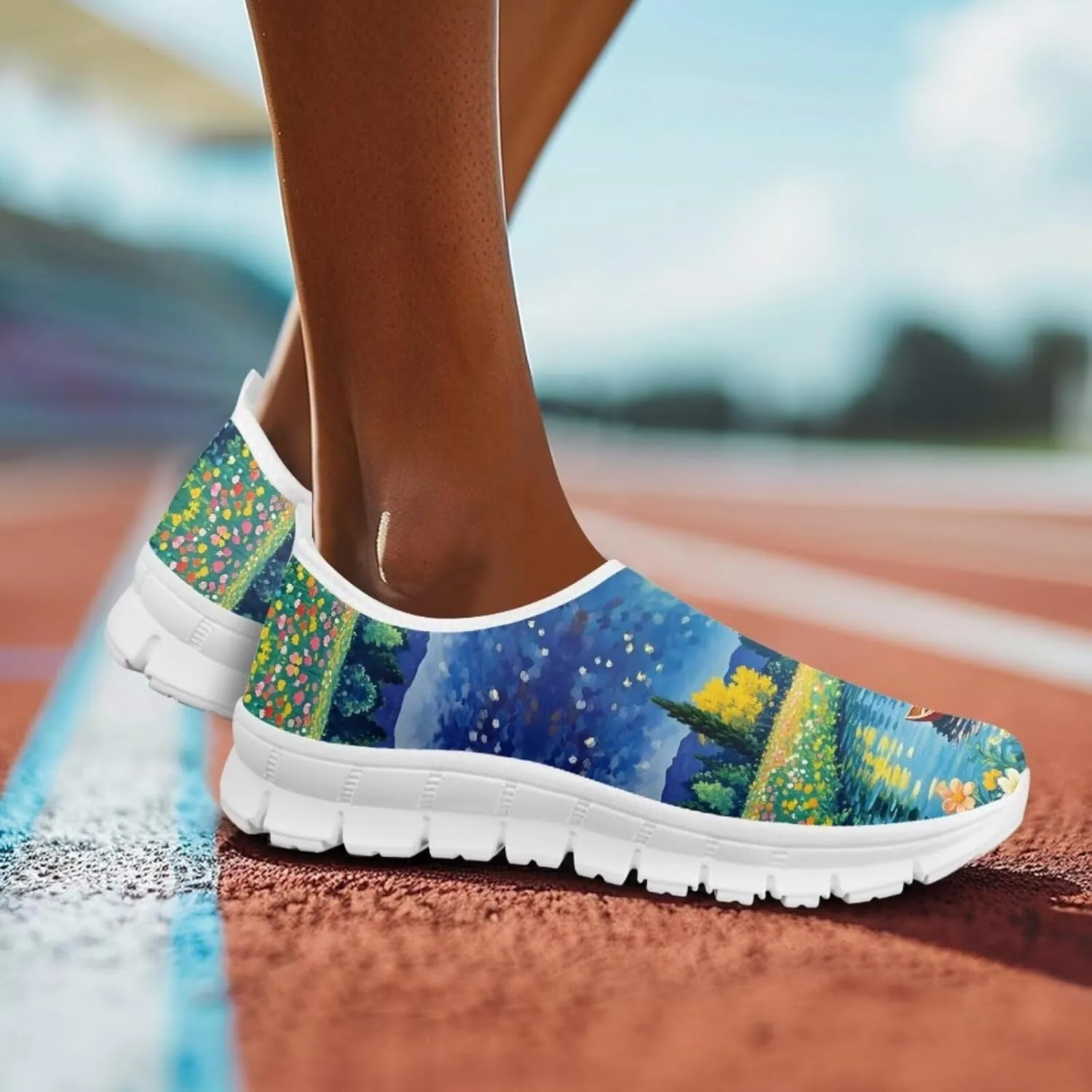 Slip On Sneakers for Women Soft Comfy Tennis Shoes Low Top Fashion Daily Ladies Walking Sneaker US 5-13