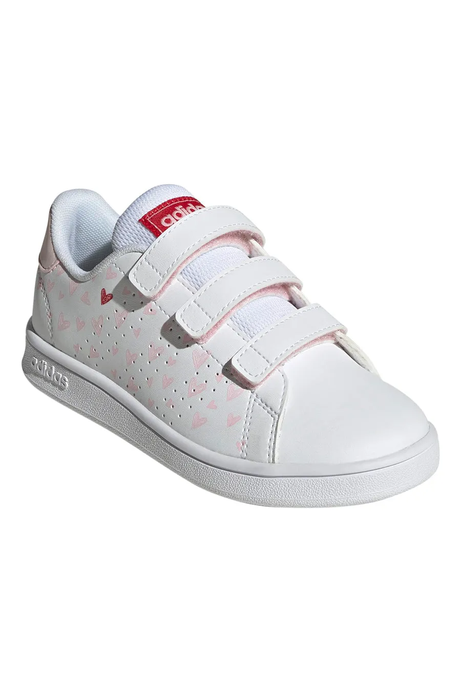 Sneakers con Velcro Bianche Adidas Advantage CF C