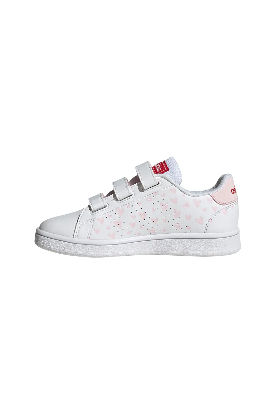 Sneakers con Velcro Bianche Adidas Advantage CF C