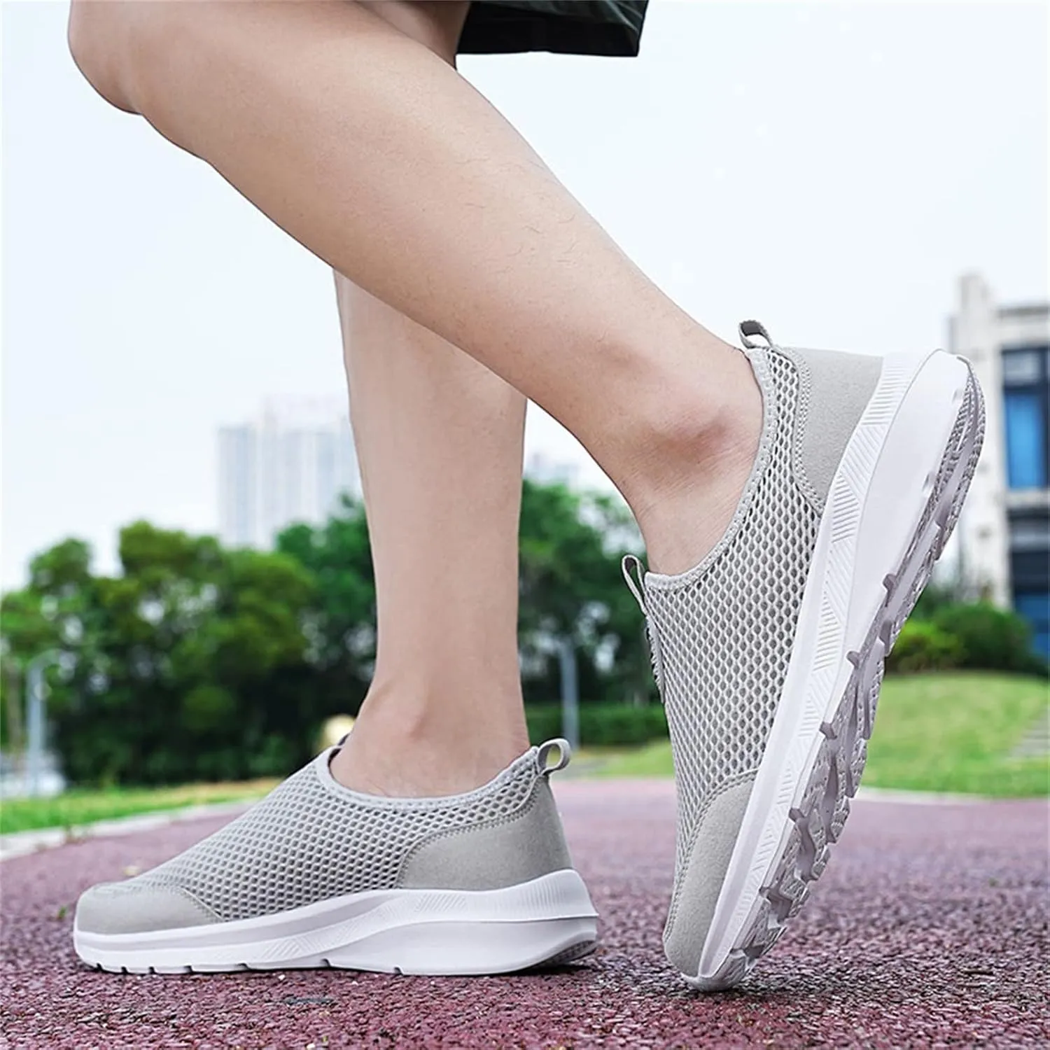 Sneakers for Women Walking Shoes Non Slip Lightweight Slip On Shoes Women Comfort Slip On Shoes Casual Wedge Sneakers White Tennis Shoe Loafers Dress Shoe