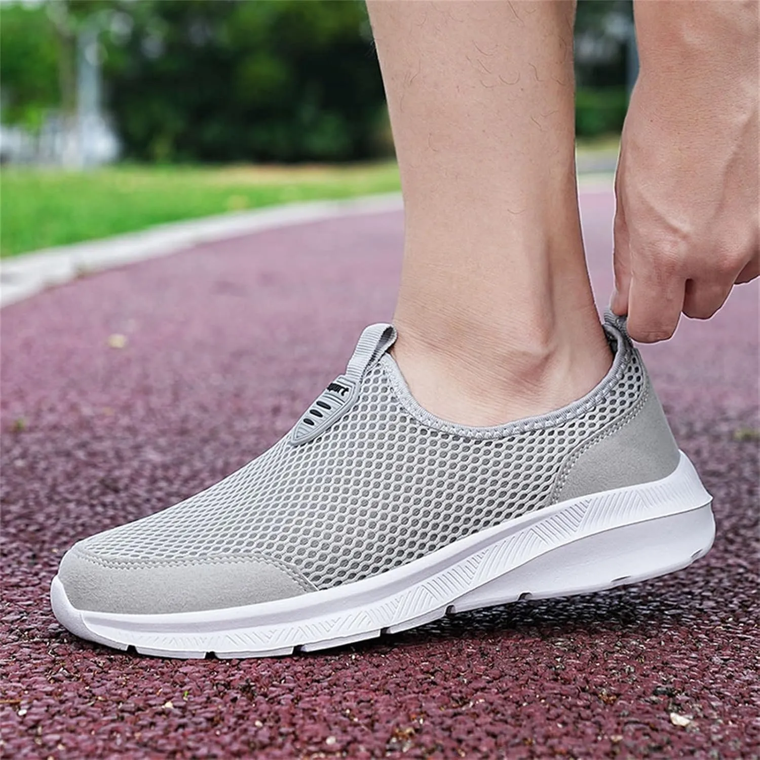 Sneakers for Women Walking Shoes Non Slip Lightweight Slip On Shoes Women Comfort Slip On Shoes Casual Wedge Sneakers White Tennis Shoe Loafers Dress Shoe