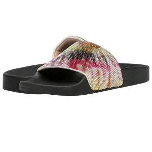 Softey Tie Dye Beaded Slides