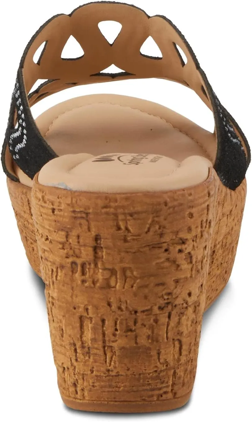 Spring Step Women's Mssteamy Slide Wedge Sandal
