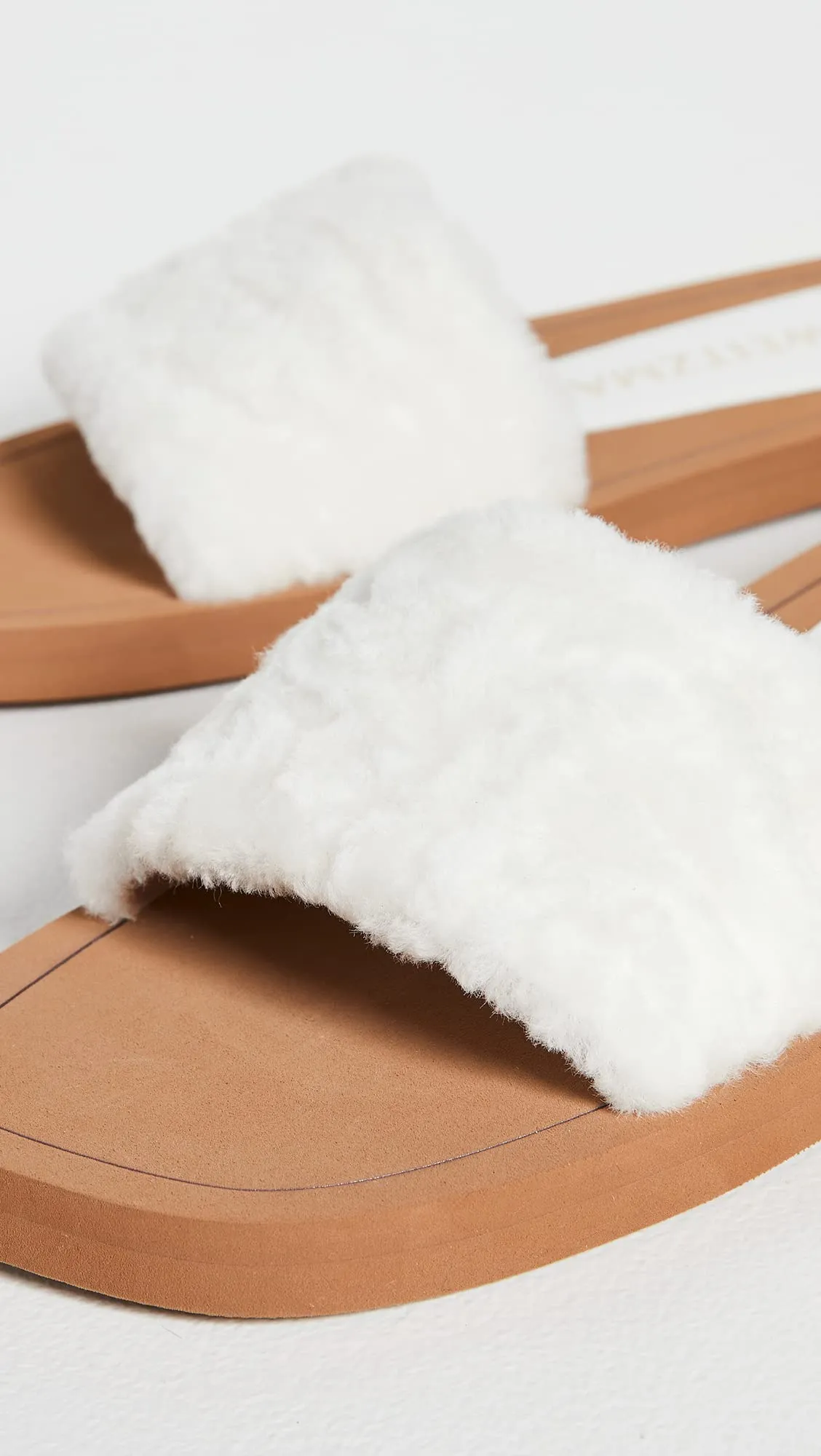 Stuart Weitzman Cammy Slide Sandal Natural 7 M