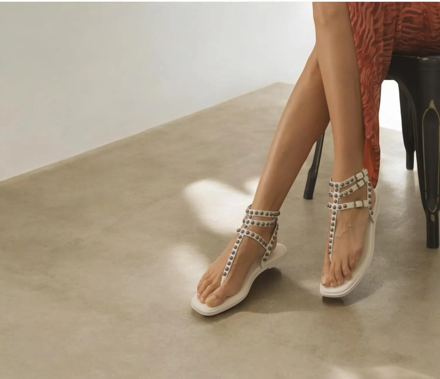 Studded Gladiator Sandals