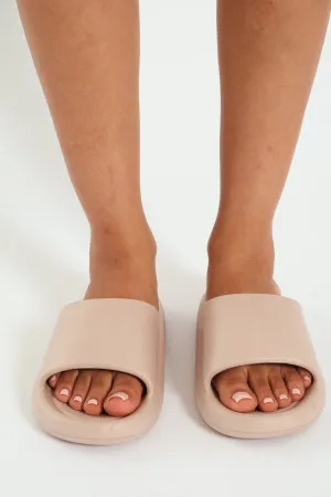 Summer Slide Sandal - Natural