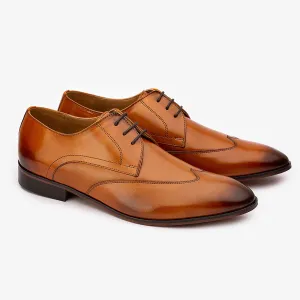 Tan Wingtip Derby