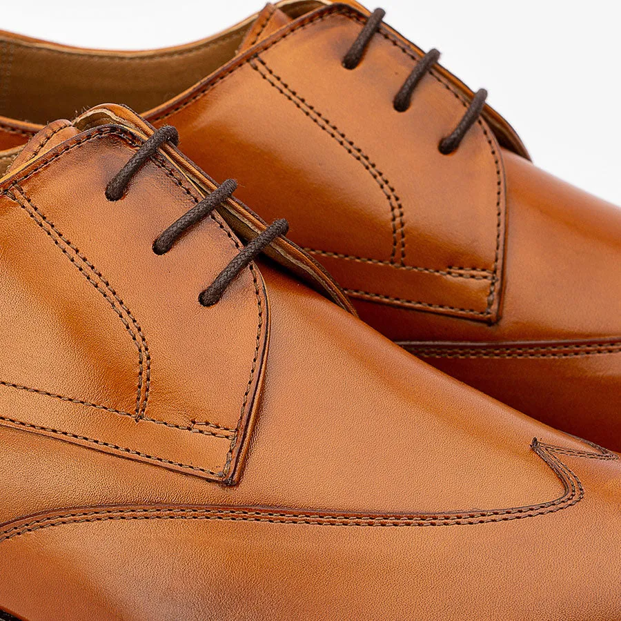 Tan Wingtip Derby