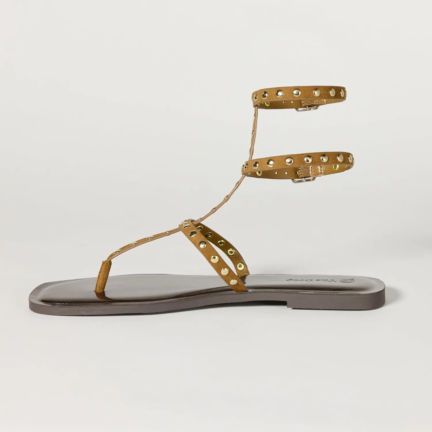 The Drop Women's Casper Gladiator Thong Ankle Sandal Strap