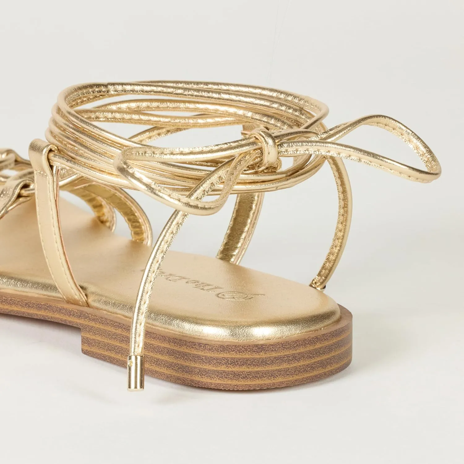 The Drop Women's Haven Lace Up Gladiator Sandal