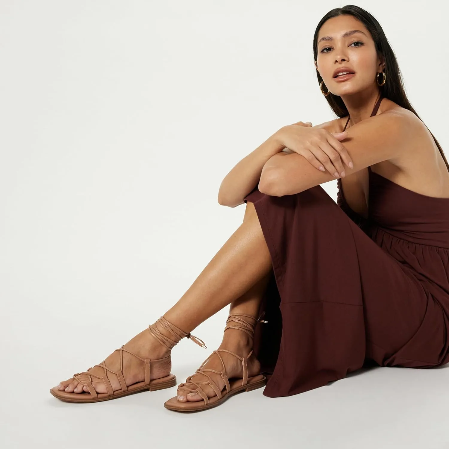 The Drop Women's Haven Lace Up Gladiator Sandal