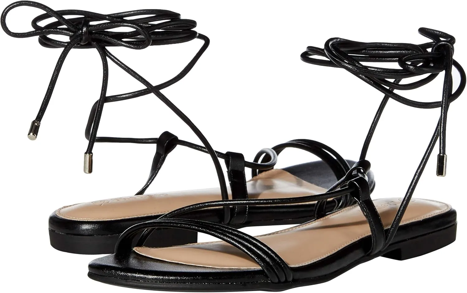 The Drop Women's Samantha Flat Strappy Lace-up Sandal