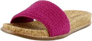 The Sak Mendocino Slide Sandal in Crochet, Slip On Sandals