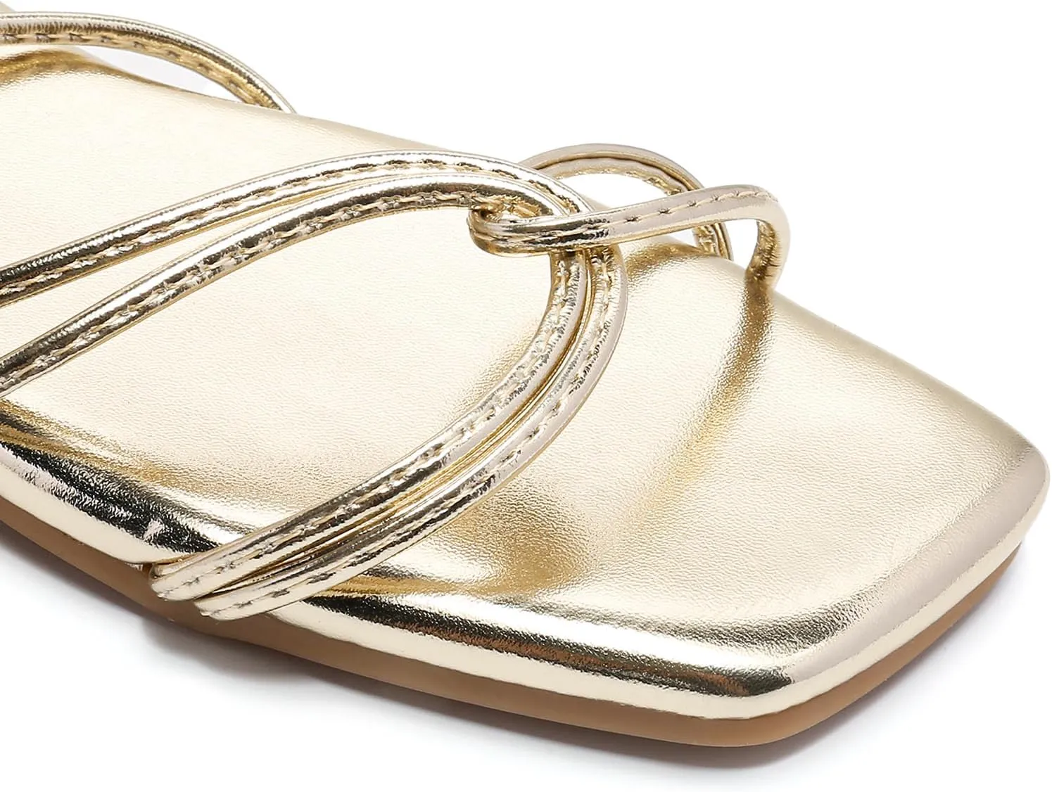 Tilocow Womens Gladiator Strappy Sandals Flats Slides Thong Lace up Dressy Summer Roman Shoes