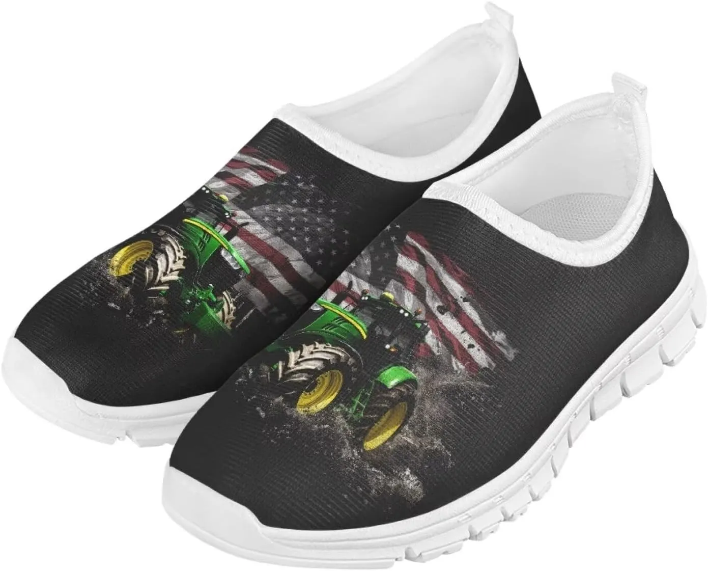 TODIYADDU Children's Running Shoes Non-Slip Tennis Shoes Boys Girls Breathable Mesh Fashion Sports Sneaker (White)