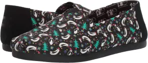 TOMS Alpargata Black Penguins 8 D (M)