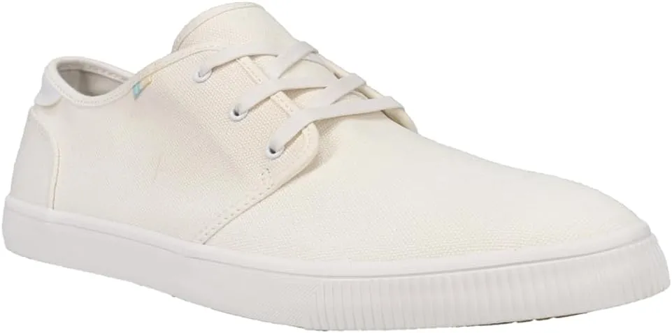 TOMS Mens Carlo Lace Up Sneakers Shoes Casual - Black
