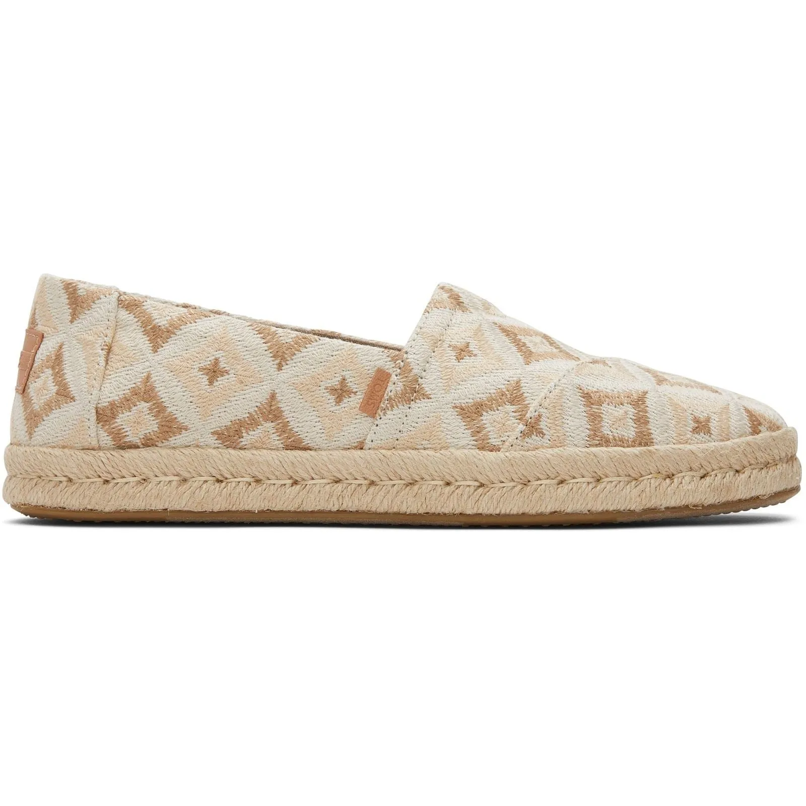TOMS Women's Alpargata Rope 2.0 Shoe in Natural Geo
