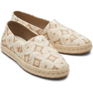 TOMS Women's Alpargata Rope 2.0 Shoe in Natural Geo