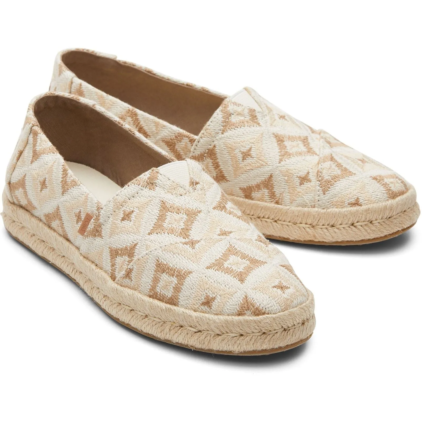 TOMS Women's Alpargata Rope 2.0 Shoe in Natural Geo