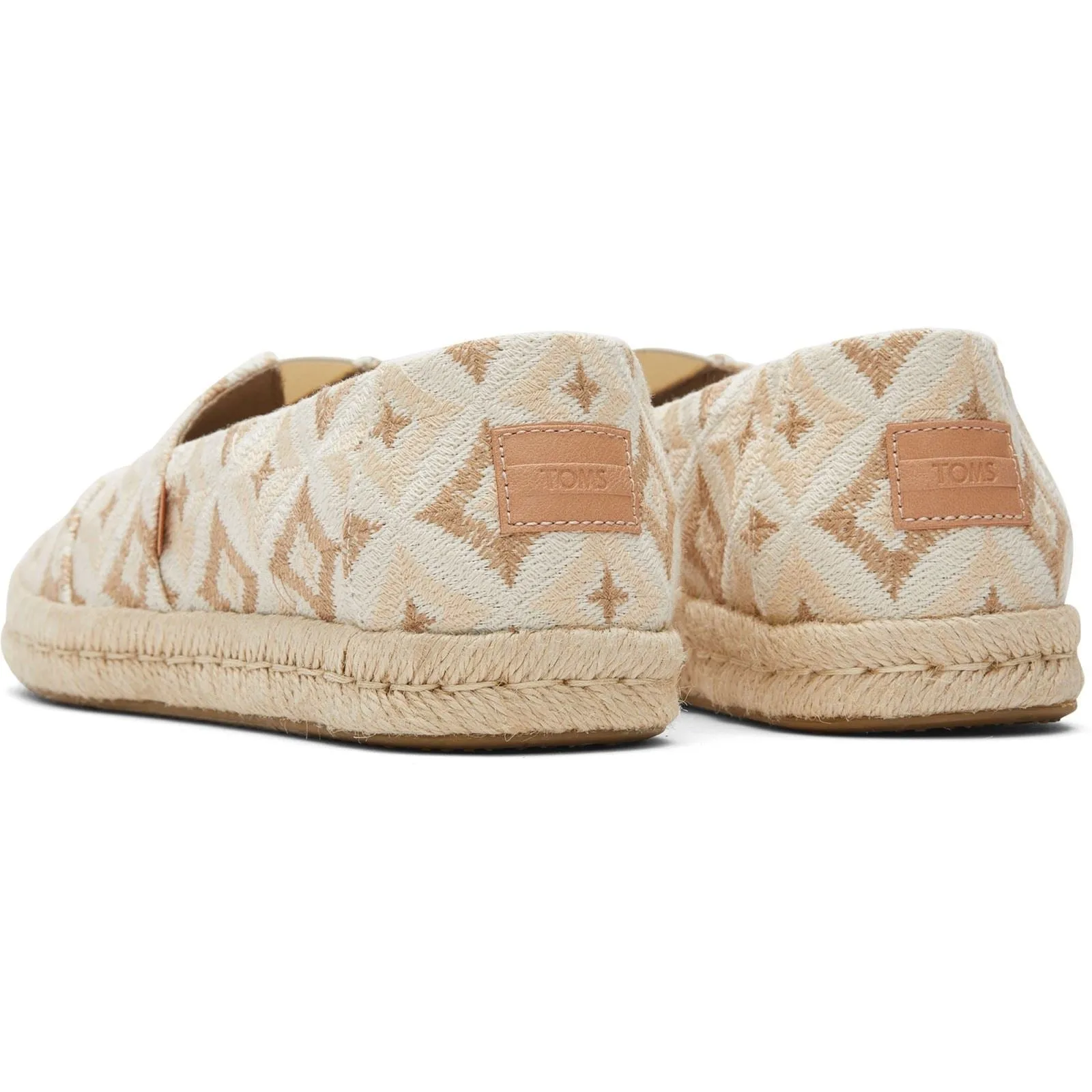 TOMS Women's Alpargata Rope 2.0 Shoe in Natural Geo