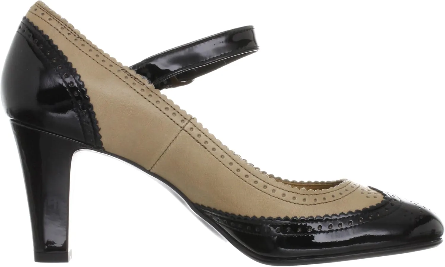 Tsumori Chisato Walk Wingtip Ankle Strap Pumps