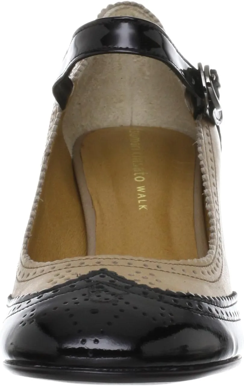 Tsumori Chisato Walk Wingtip Ankle Strap Pumps
