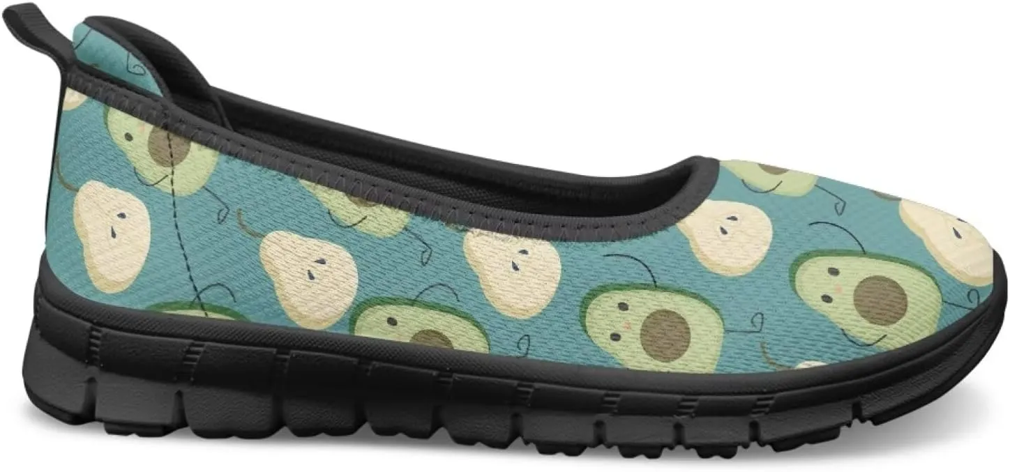 UNICEU Women's Slip On Casual Shoes Breathable Mesh Fashion Loafers Lightweight Non-Slip Comfort Walking Work Sneakers