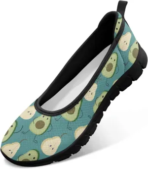 UNICEU Women's Slip On Casual Shoes Breathable Mesh Fashion Loafers Lightweight Non-Slip Comfort Walking Work Sneakers