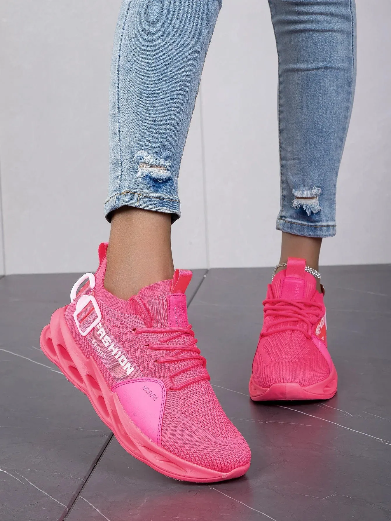 Unisex Big Size 36-48 Breathable Sneakers  Running Shoes Lightweight