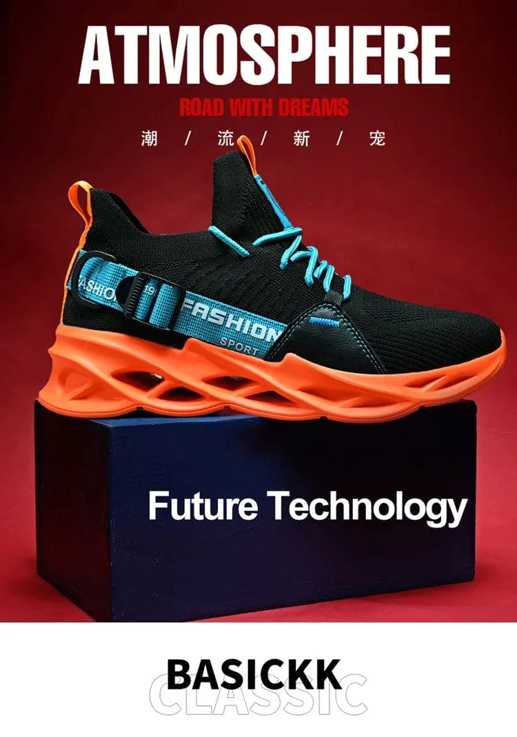 Unisex Big Size 36-48 Breathable Sneakers  Running Shoes Lightweight