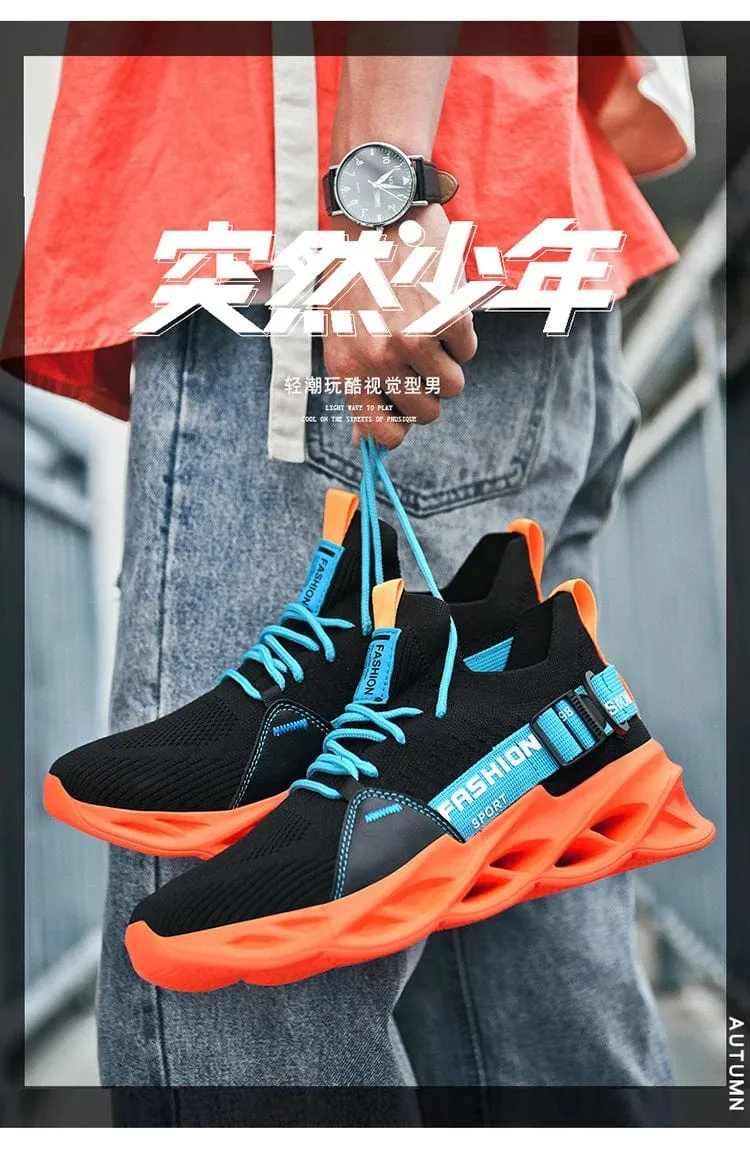 Unisex Big Size 36-48 Breathable Sneakers  Running Shoes Lightweight