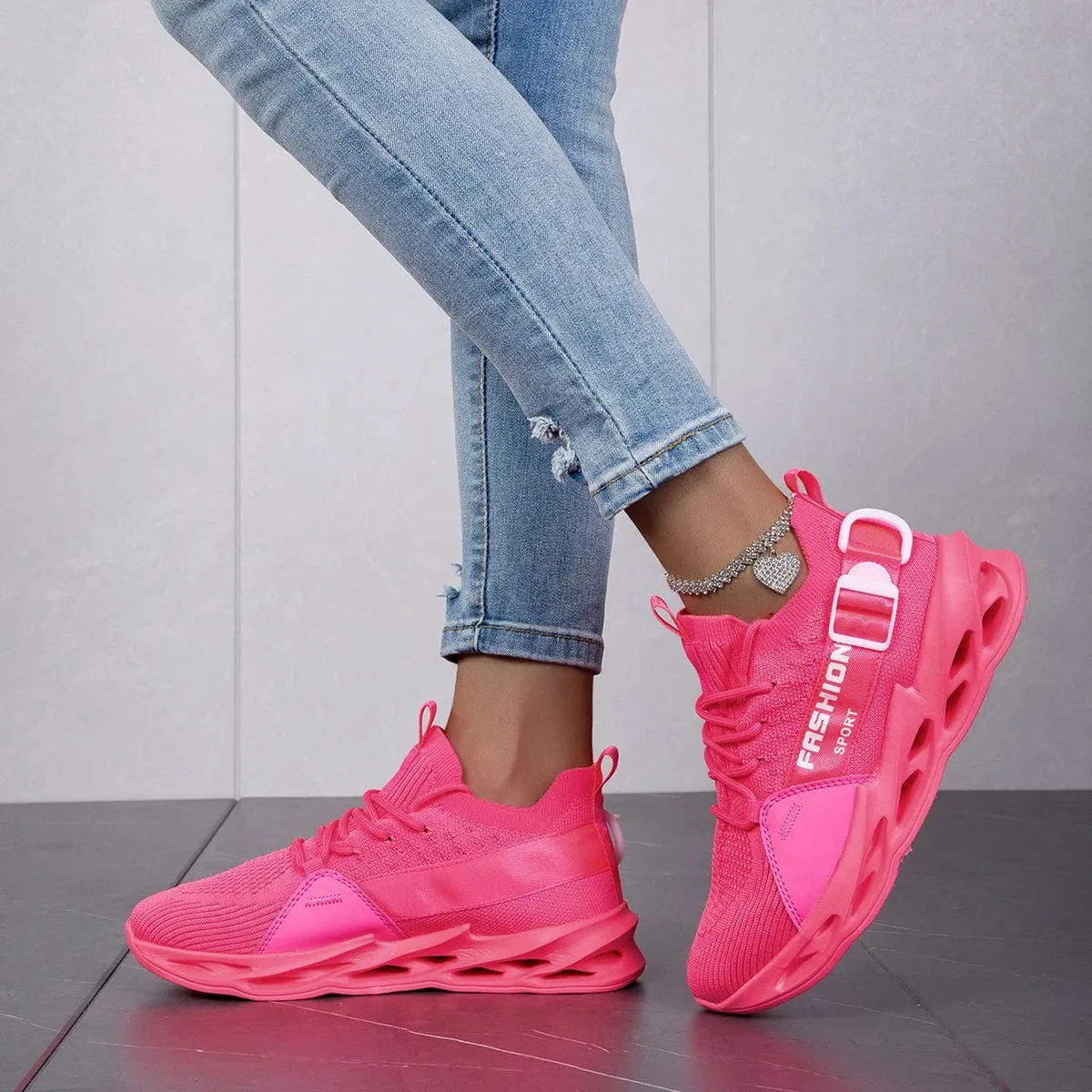 Unisex Big Size 36-48 Breathable Sneakers  Running Shoes Lightweight