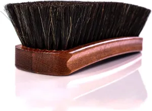 VALENTINO GAREMI Shoe Brush | Luxury Shining Polishing & Buffing Brush - Large 8 Inch | Genuine Horse Hair | Made in Germany