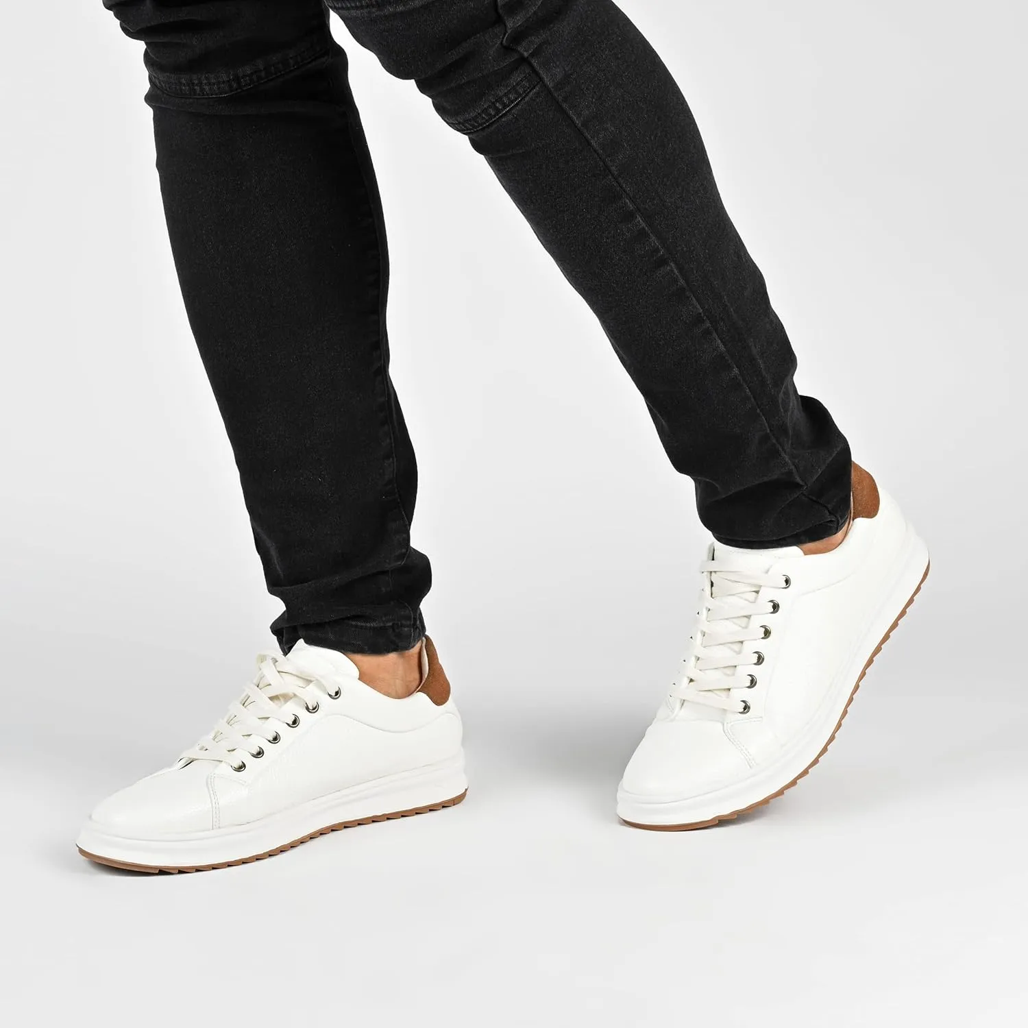 Vance Co. Men's Robby-wht-110 Sneaker